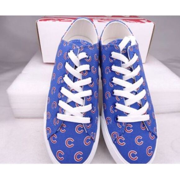 Row One Chicago Cubs Sneakers Unisex Men's 5 Women's 6.5 NIB - Picture 4 of 6